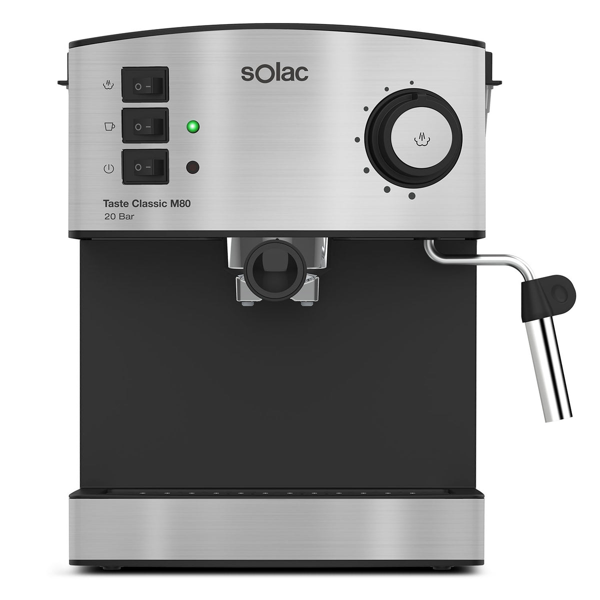Pákový tlakový kávovar Solac CE4483 Taste Classic M80 Inox 850 W