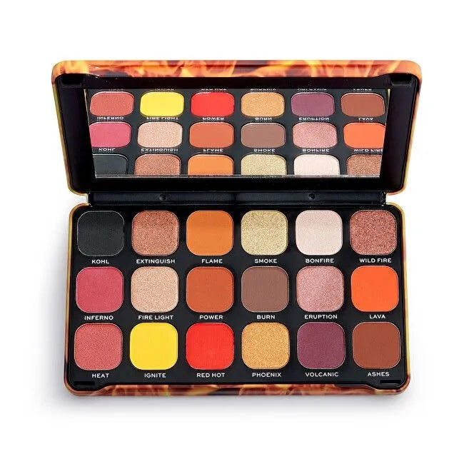 Lidschattenpalette Makeup Revolution Lidschattenpalette Forever Flawless Fire, 19,8 g 