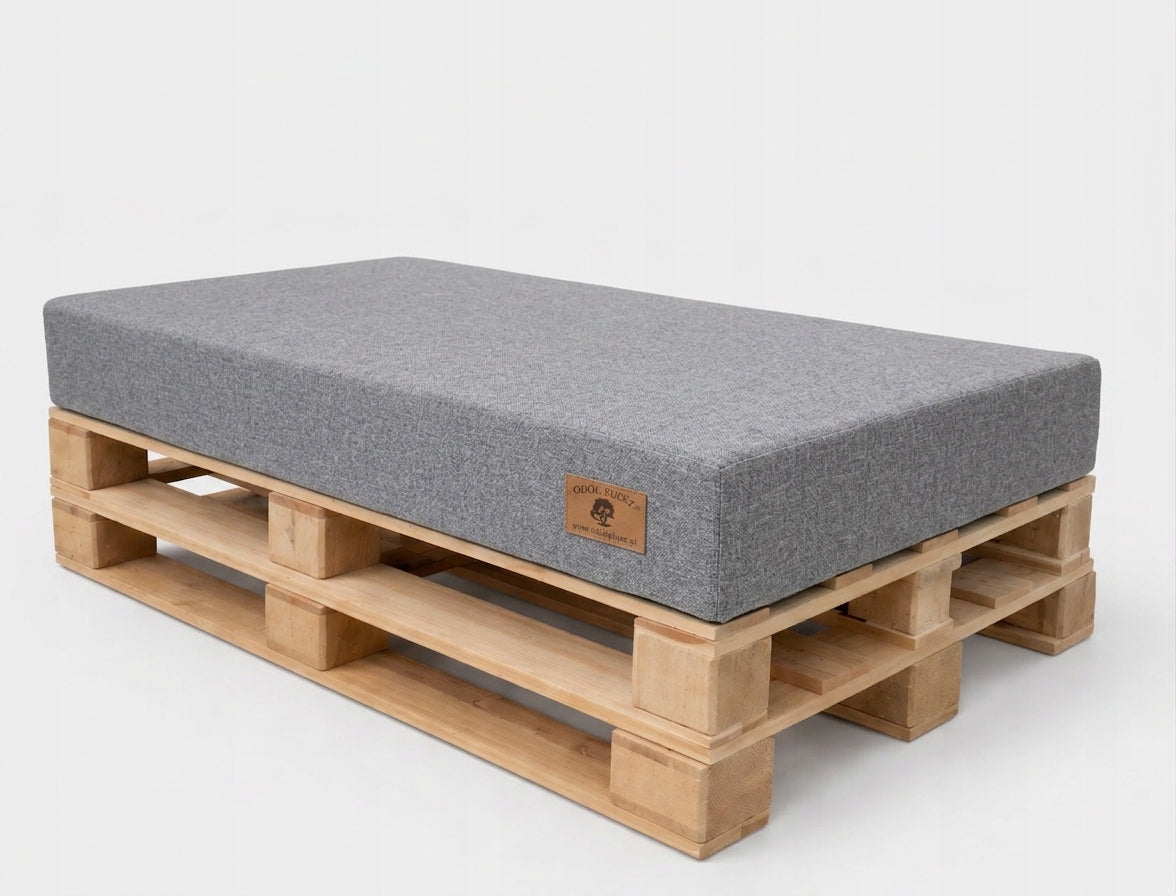 Palette cushion 120x80x15 cm – Premium Seat with Cover GREY