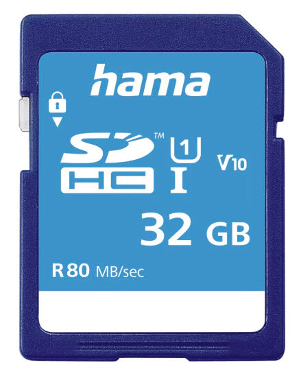 Pamäťová karta SDHC Hama 32 GB trieda 10 Manufacturer code 001241350000