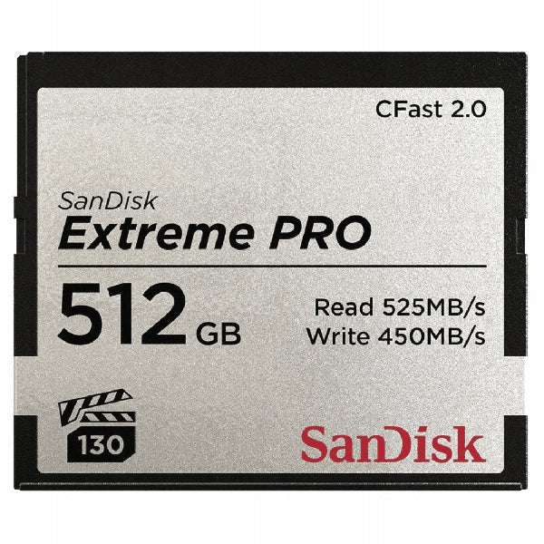 Paměťová karta SanDisk CFast 2.0 512GB Extreme PRO VPG 130 525/450 MB/s