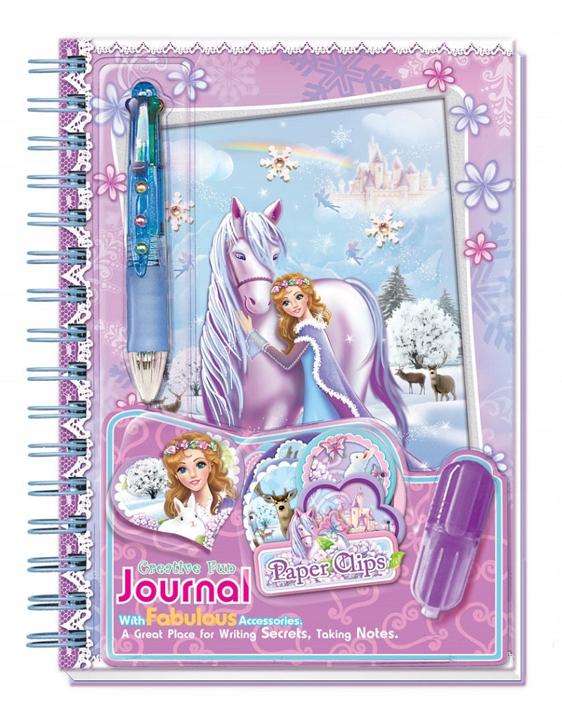 Ein Tagebuch mit einem Stift 