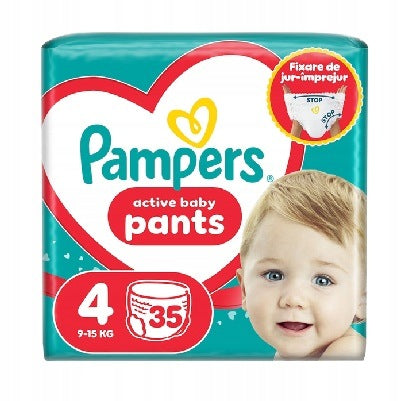 Pampers Active Baby Diapers 4 35pcs