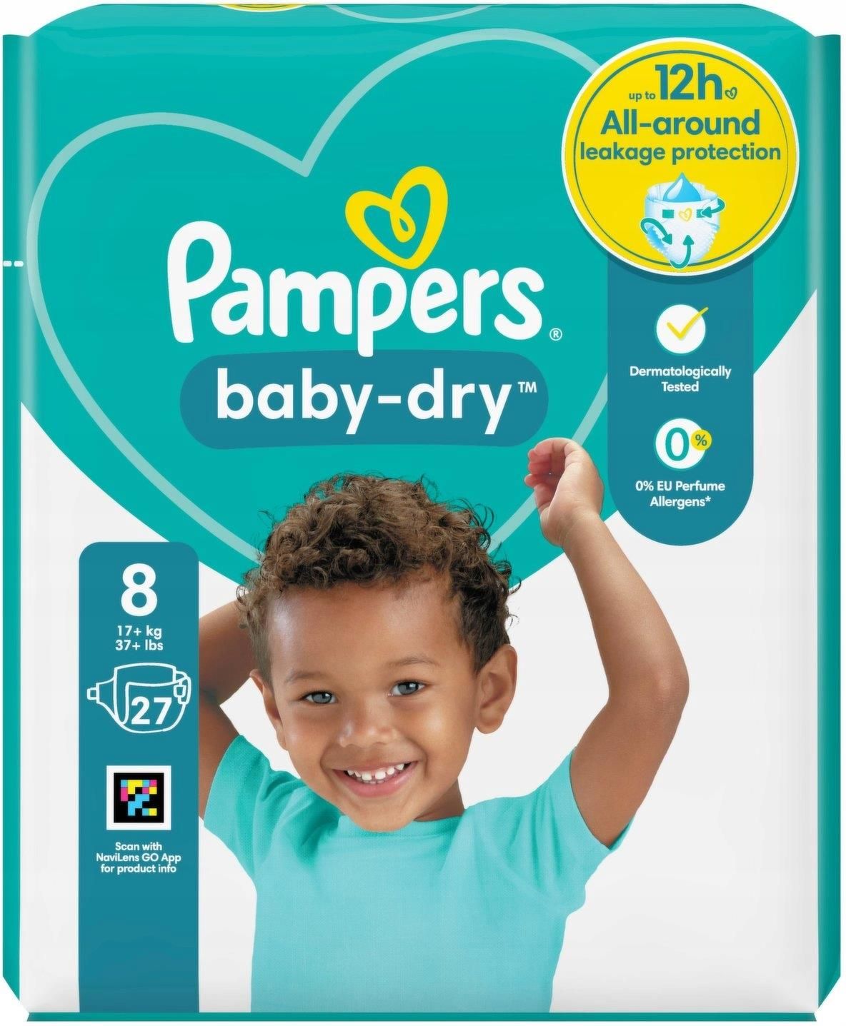 Pampers Active Baby Dry size 8, 27 pcs