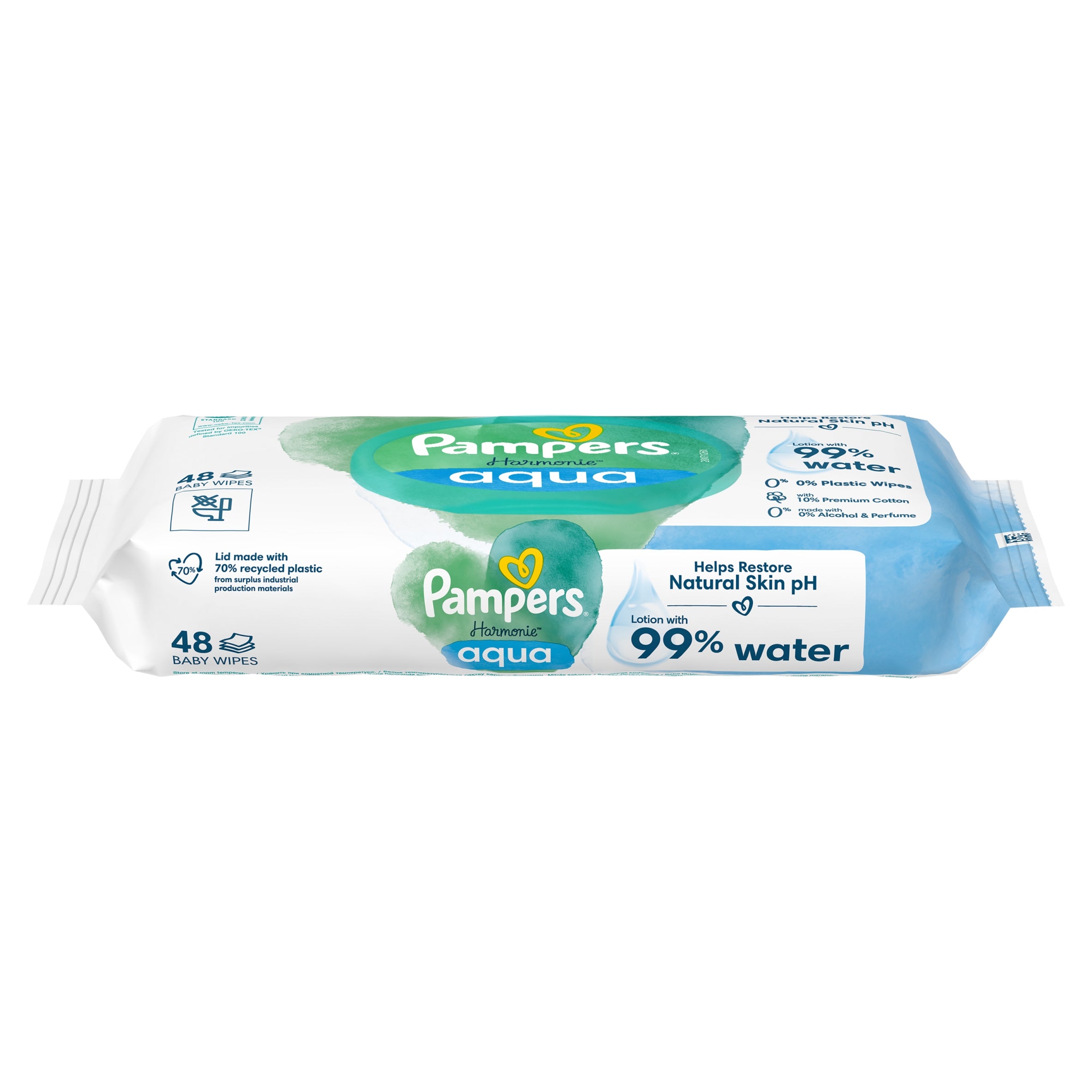 Pampers Aqua Harmonie wipes 1 x 48 pcs. Brand Pampers