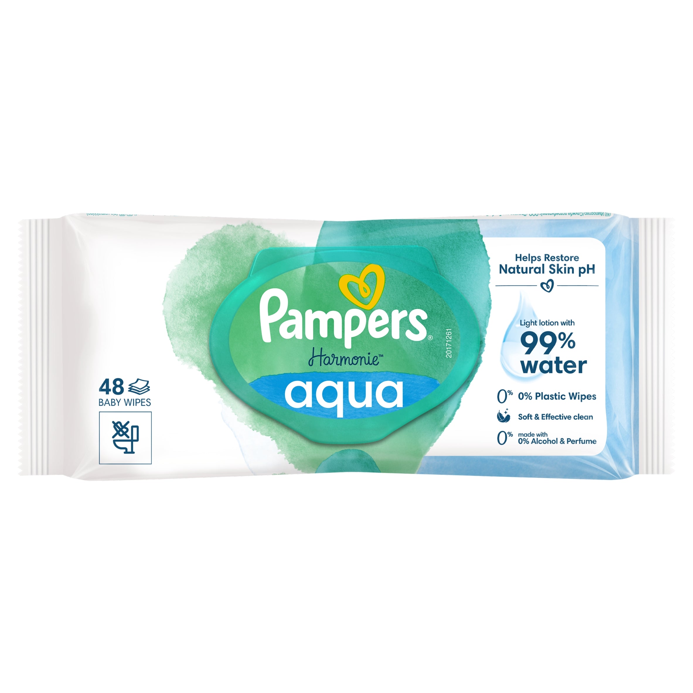 Pampers Aqua Harmonie wipes 1 x 48 pcs.