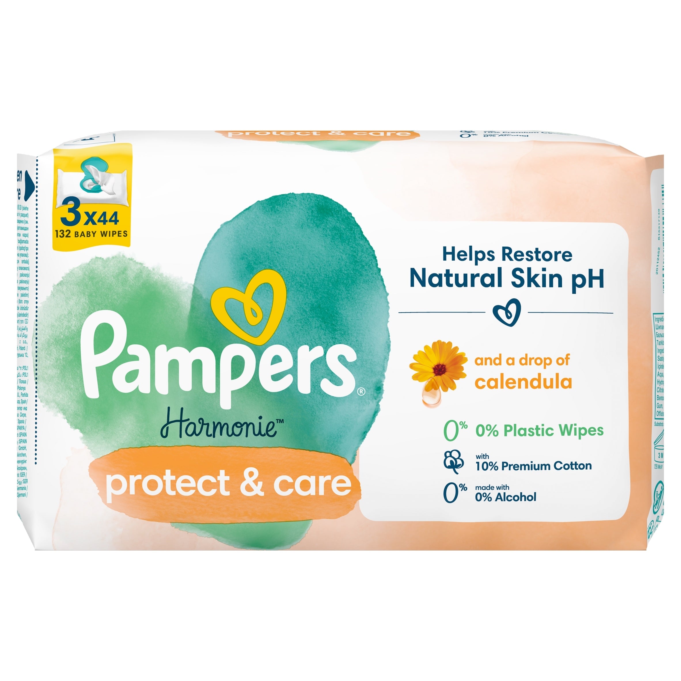 Pampers Harmonie Protect & Care 3 x 44 pcs.