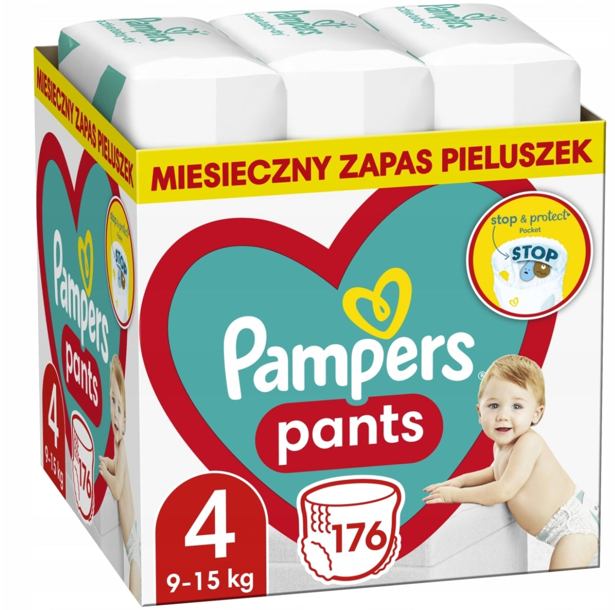 Pampers Pants 4 176 pcs 9-15 kg Diapers