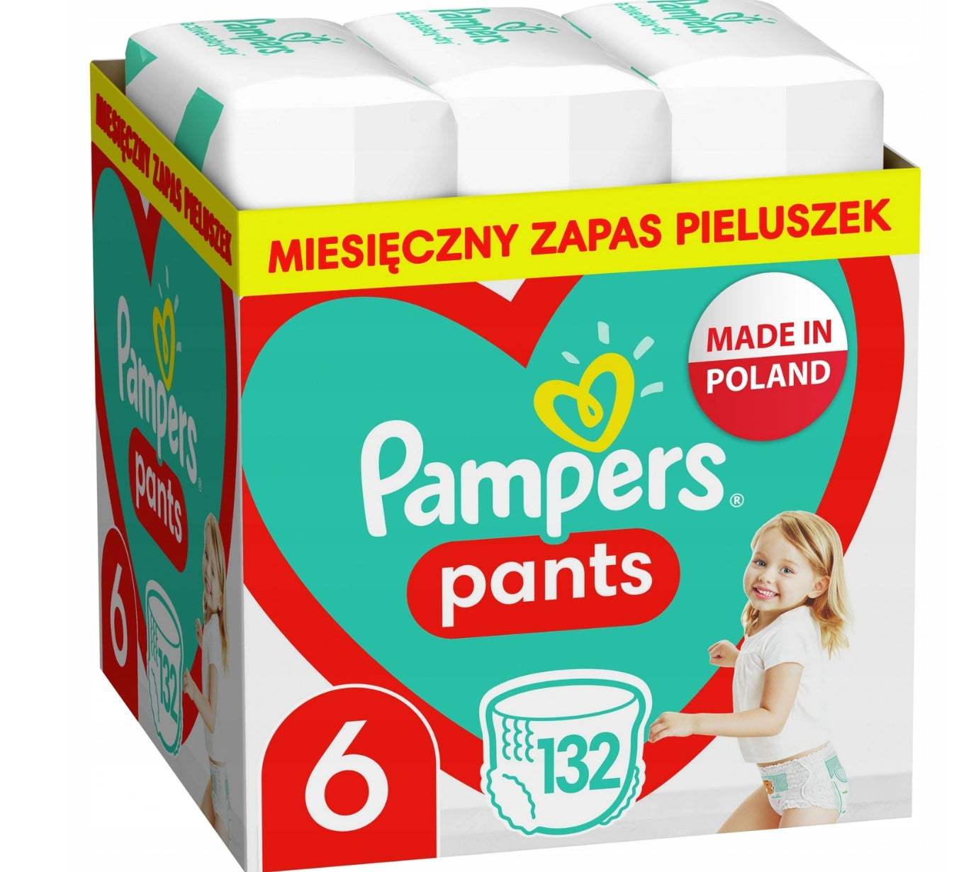 Pampers Pants 6 132 pcs. 14-19 kg Diapers