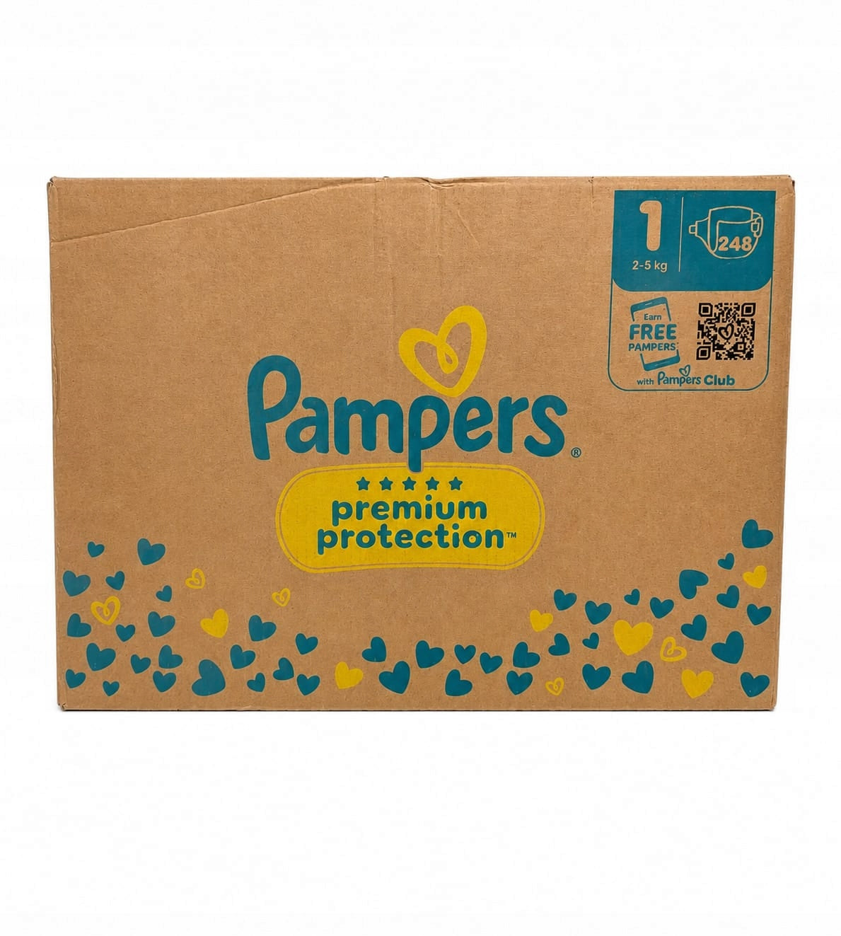 Pampers Premium Protection Diapers size 1 2-5kg 248pcs