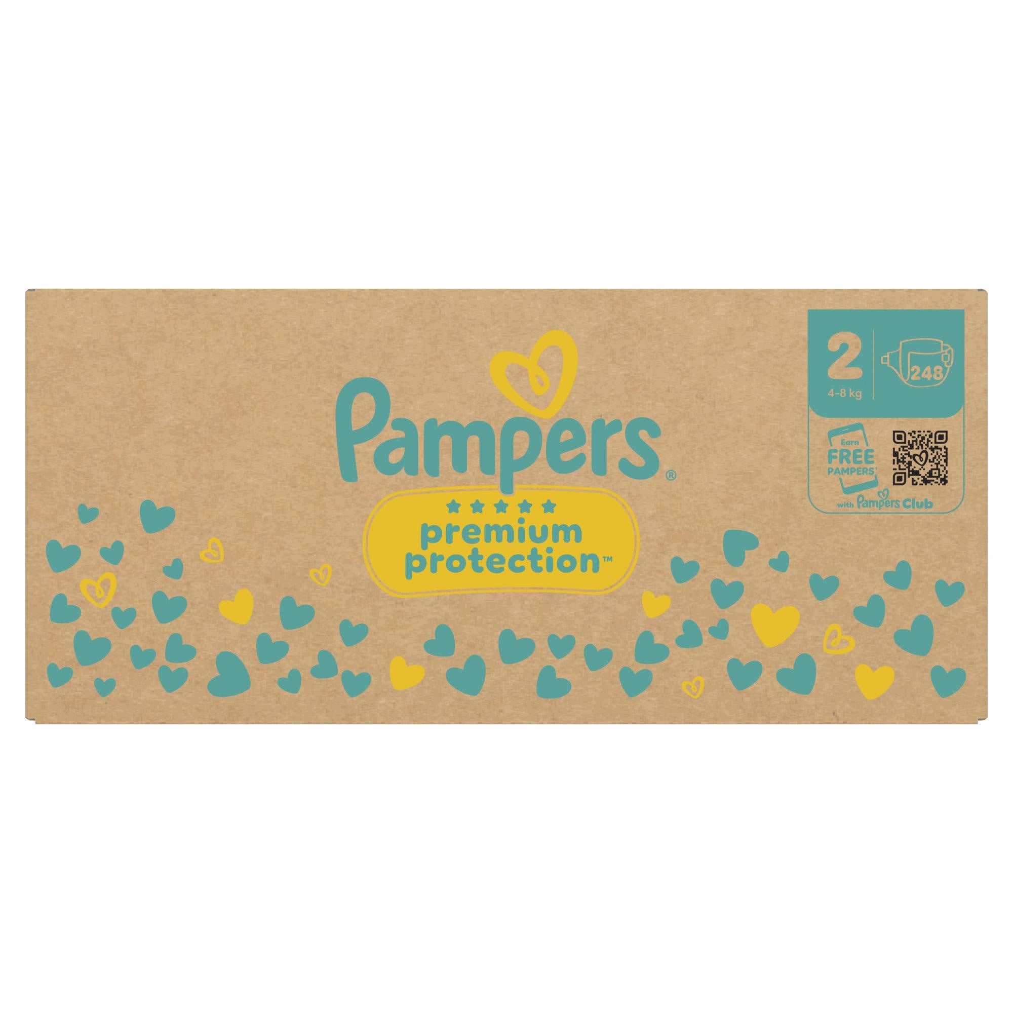 Pampers Premium Protections nappies 2 (4-8kg) 248 pieces