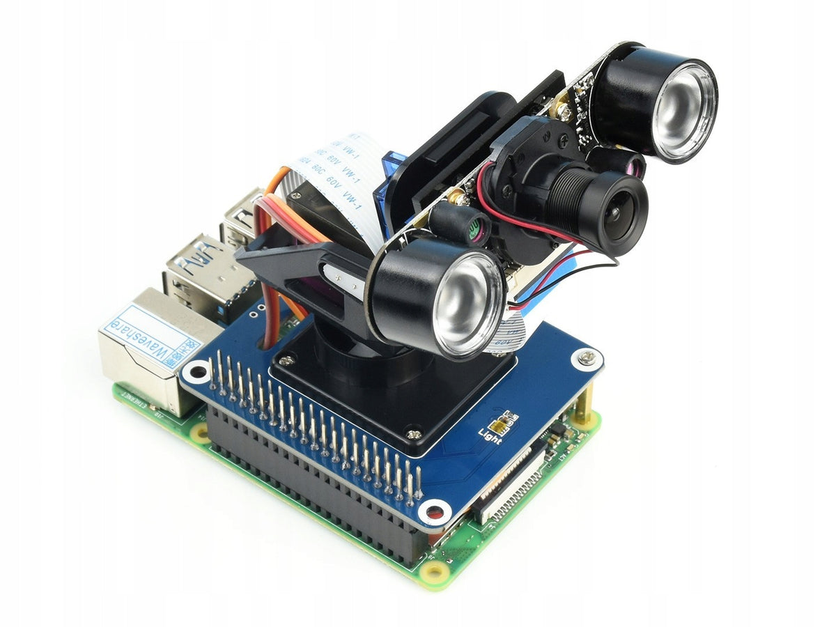 Pan-Tilt HAT - 2 DOF Platform with Camera Driver for Raspberry Pi Manufacturer code Waveshare 16138