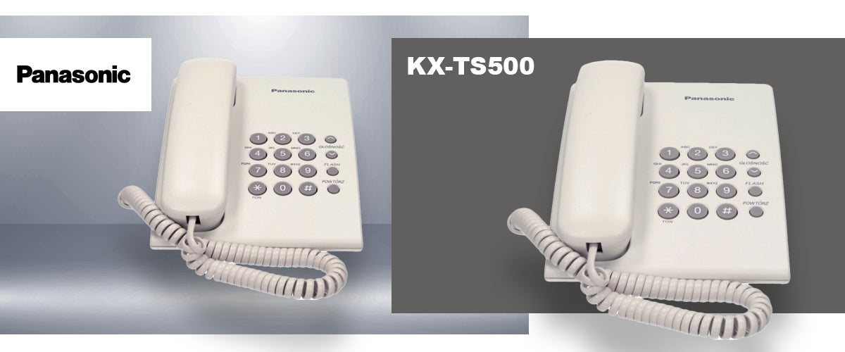 Panasonic KX-TS500 Mobile Phone White Brand Panasonic