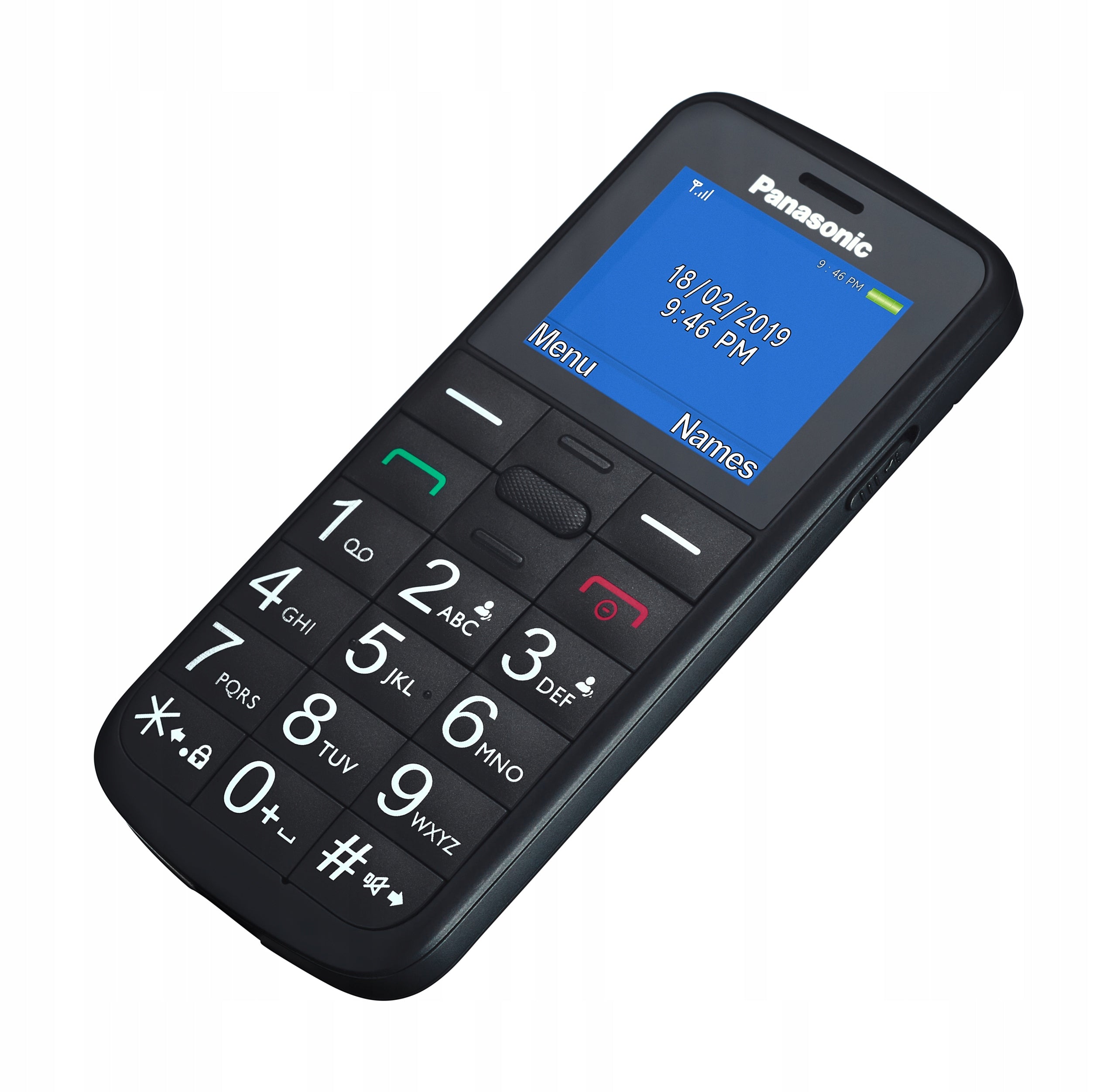 Panasonic KX-TU110EXB black [phone for seniors] Charger included no