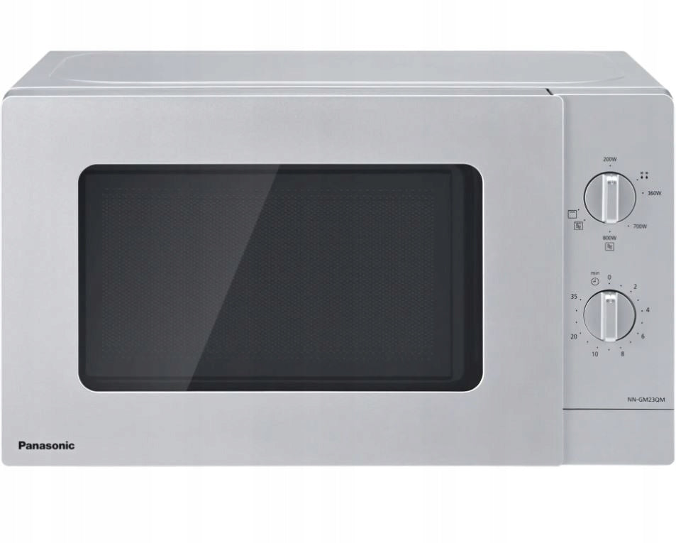 Panasonic NN-GM23QMEPG Compact Microwave Oven with Grill Silver