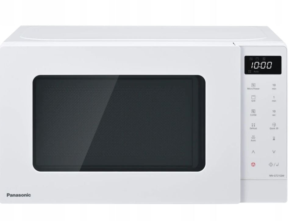 Panasonic NN-GT21QWEPG Compact Microwave Oven with Grill White