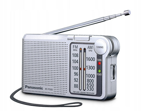 Panasonic RF-P150D Portable Radio AFC Silver LED