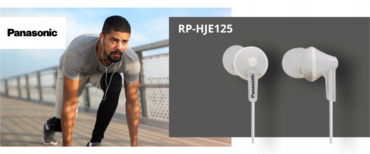 Panasonic RP-HJE125E-W Earbuds white EAN (GTIN) 5025232711734