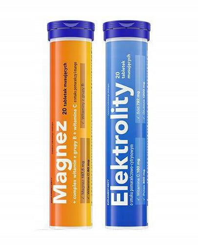 Panawit Duo Pack Electrolytes, 20 tabl. mousse + Magnesium, 20 tabl. mousse