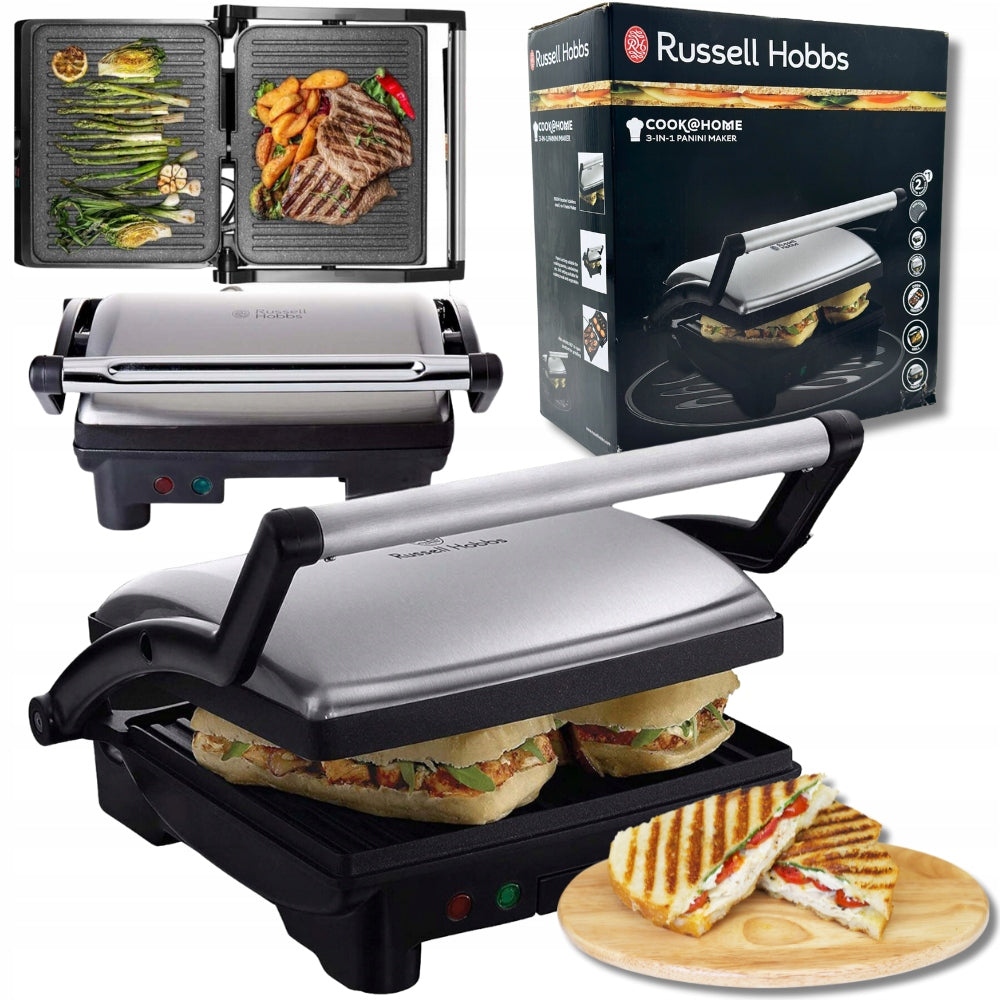Panini electric grill Russell Hobbs black 1960 W