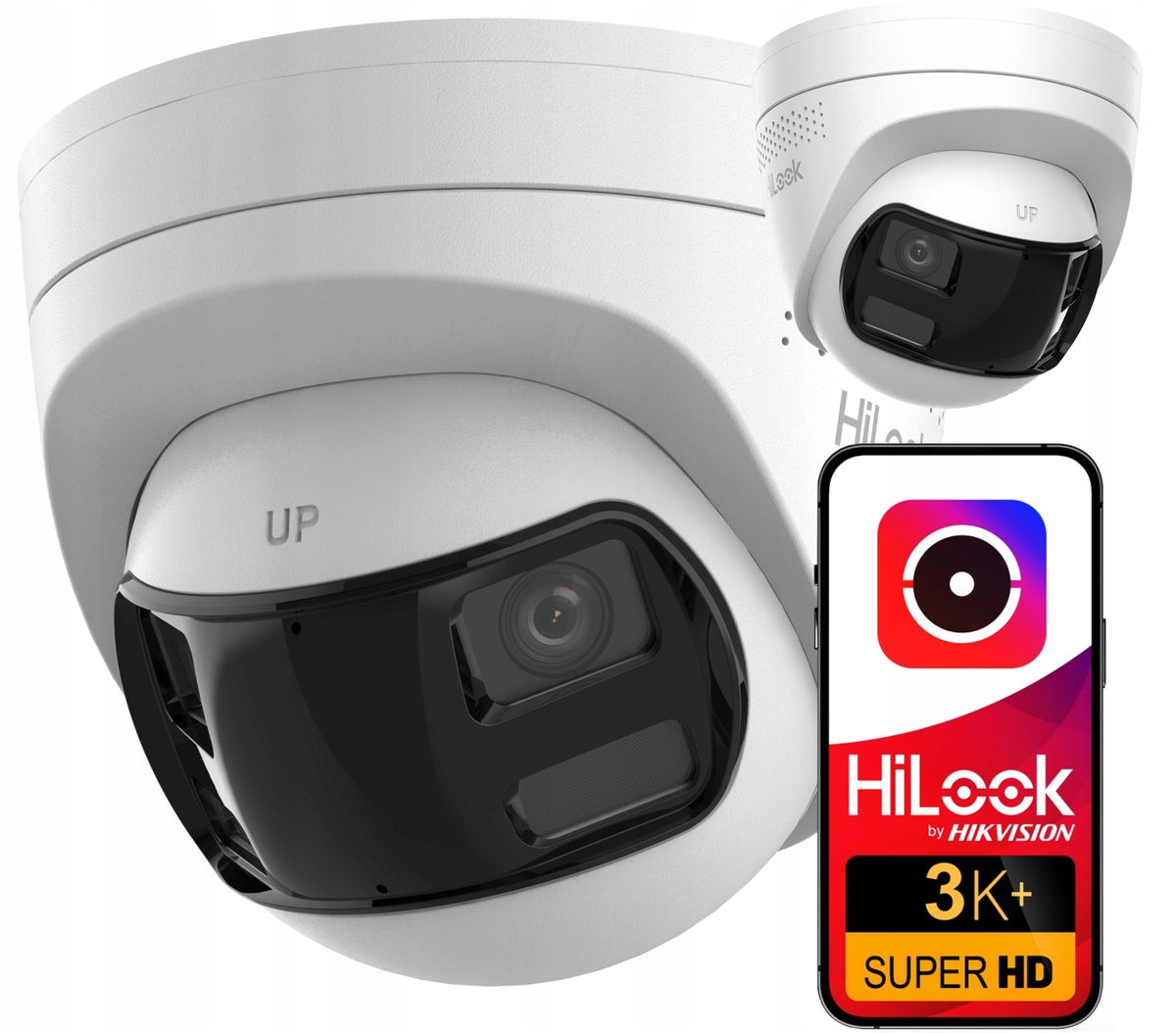 Panoramic IP Camera 6MP HiLook by Hikvision Dual Lens IPC-T260HAD-LUF/SL