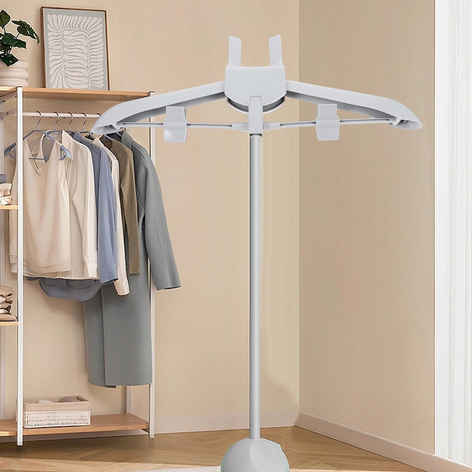 Pants Hanger Portable Fabric Steamer Ironing Steamer Hanger for Steam Gray