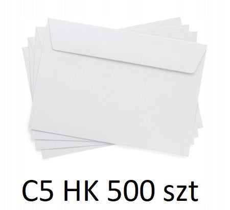Paper Envelopes White C5 500pcs Self-Adhesive HK