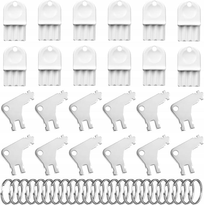 Paper dispenser keys – set for buildings and offices 18 pcs