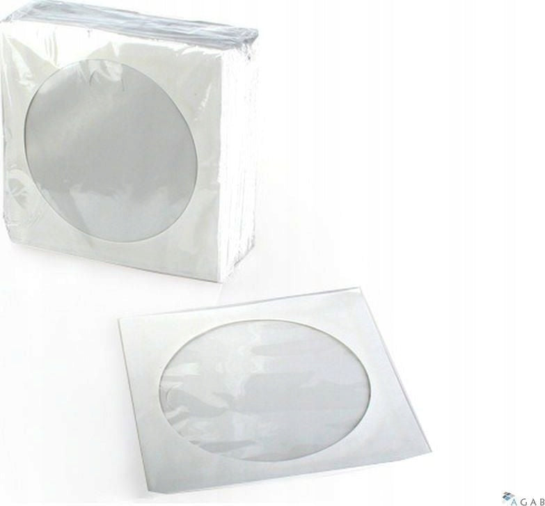 Paper envelopes with CD window white 100 pcs. for CD DVD BLU-RAY