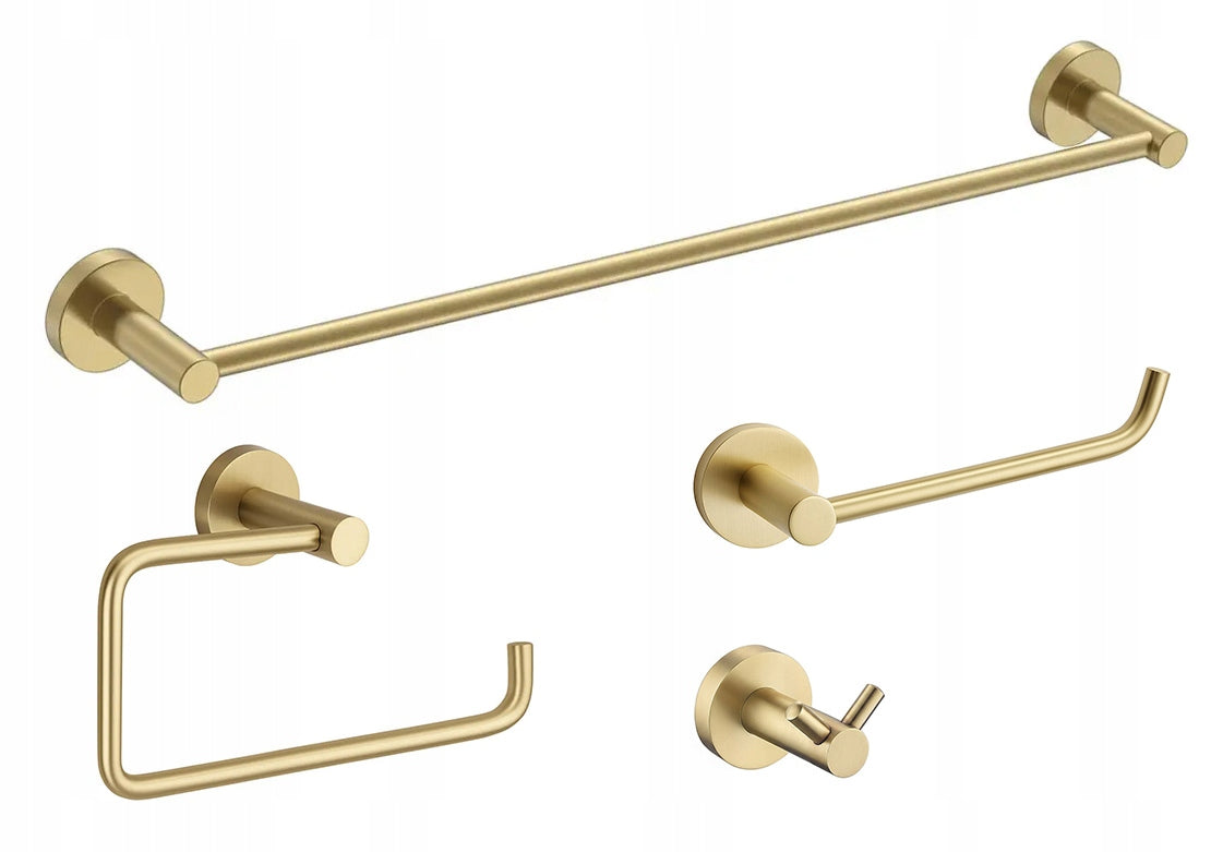 Paper holder LEO 5609 gold toilet mat hanger Product height 5 cm
