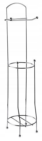 Paper stand and brush Bisk for toilet steel chrome Brand Bisk