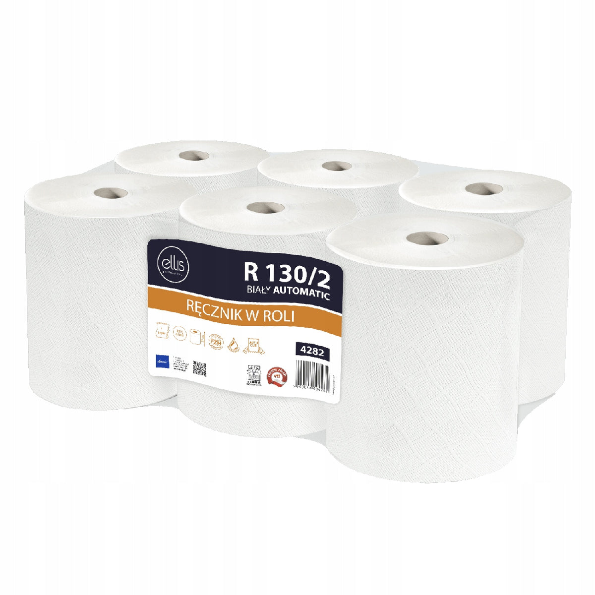 Paper towel 130/2 cellulose Ellis 6 pcs. white Lamix (4282)