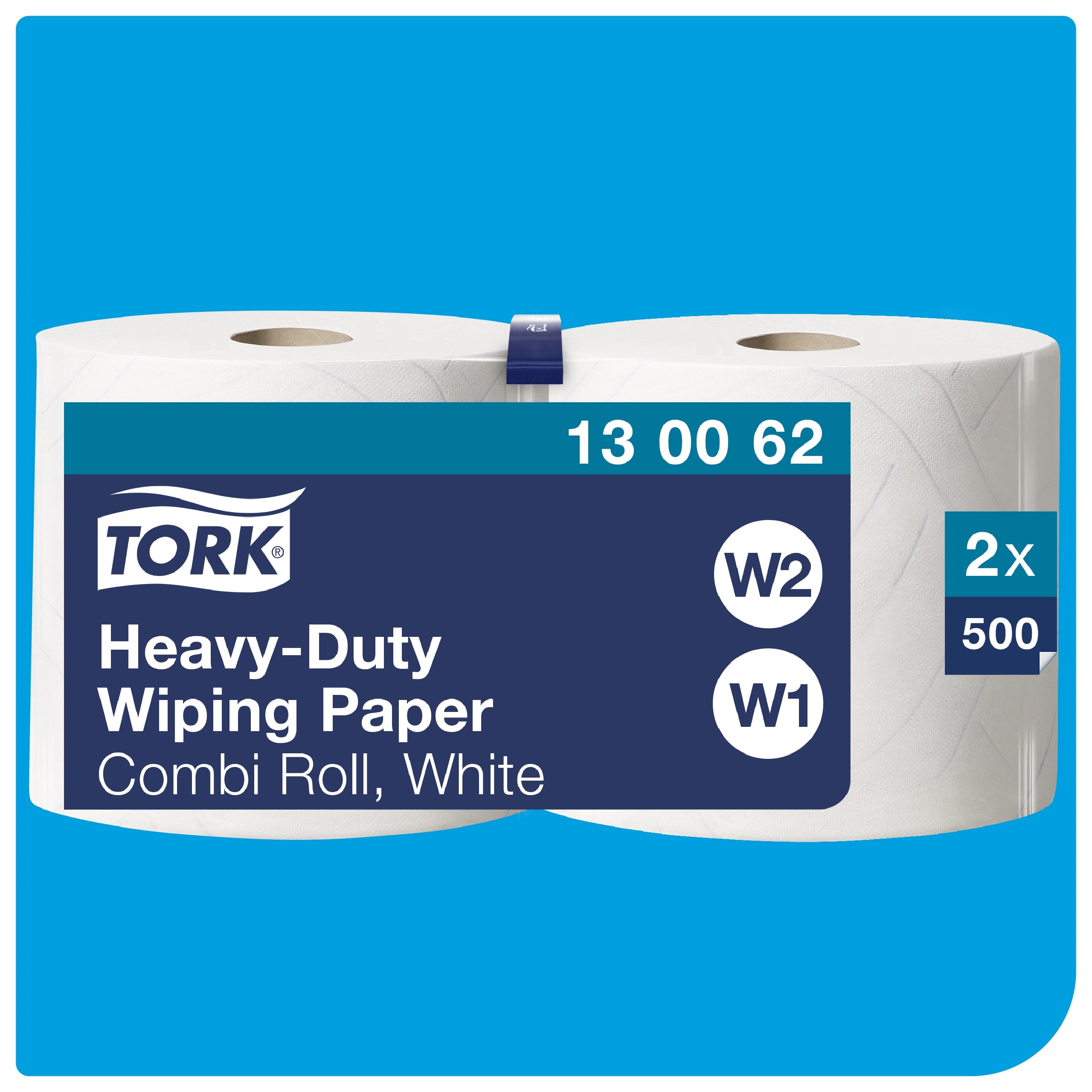 Paper towel absorbent cleaner durable 500 leaves W2 TORK 130062 Manufacturer code 130062