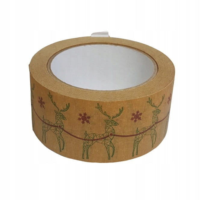 Paper wrapping tape CHRISTMAS DEER 48x40