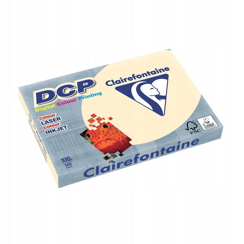 Papier für Farbdrucker DCP Ivory 100g/m2 A4, sanfter Elfenbeinton, 500 Blatt 