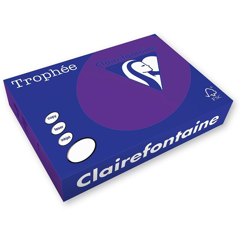 A4 Farbiges Büropapier Trophee 80g, Lila, 500 Blatt 