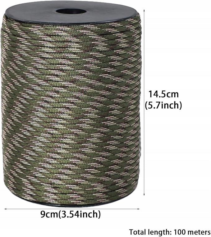 Paracord Strong Nylon Rope Survival Rope 50m Cord 4mm Survival Manufacturer code Paracord lina