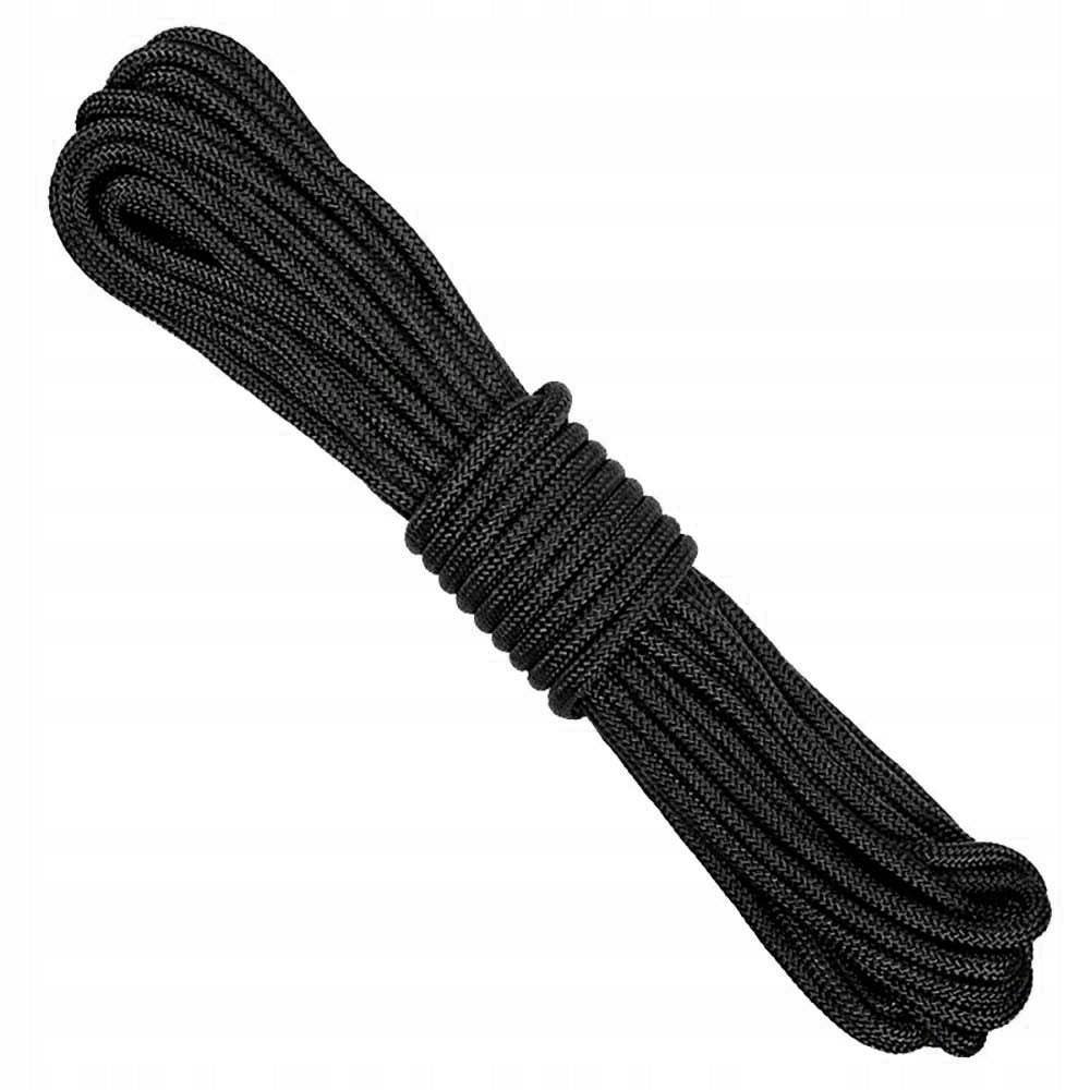Paracord cord Fosco 7 mm 15 m black Utility Rope