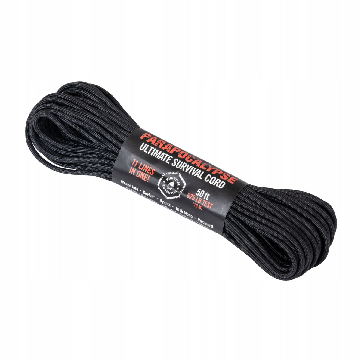 Parapocalypse Cable 50ft Black Atwood Rope