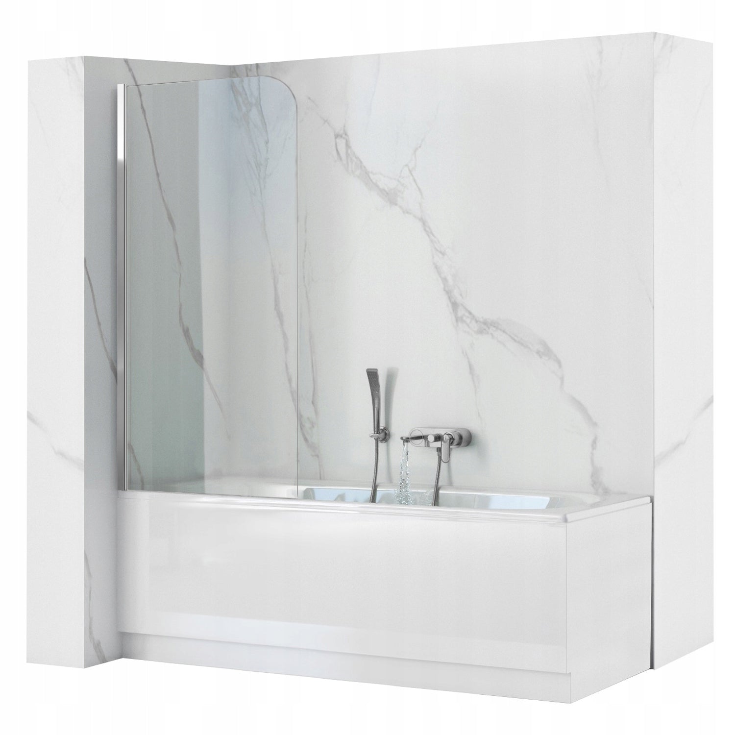Badezimmertrennwand Rea Topaz 70 
