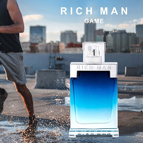 Paris Bleu Rich Man GAME 100ml eau de toilette for men Packaging status original