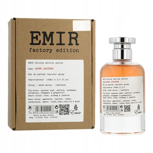 Paris Corner Emir Factory Warm Leather 100ml EDP Perfumed Water Unisex