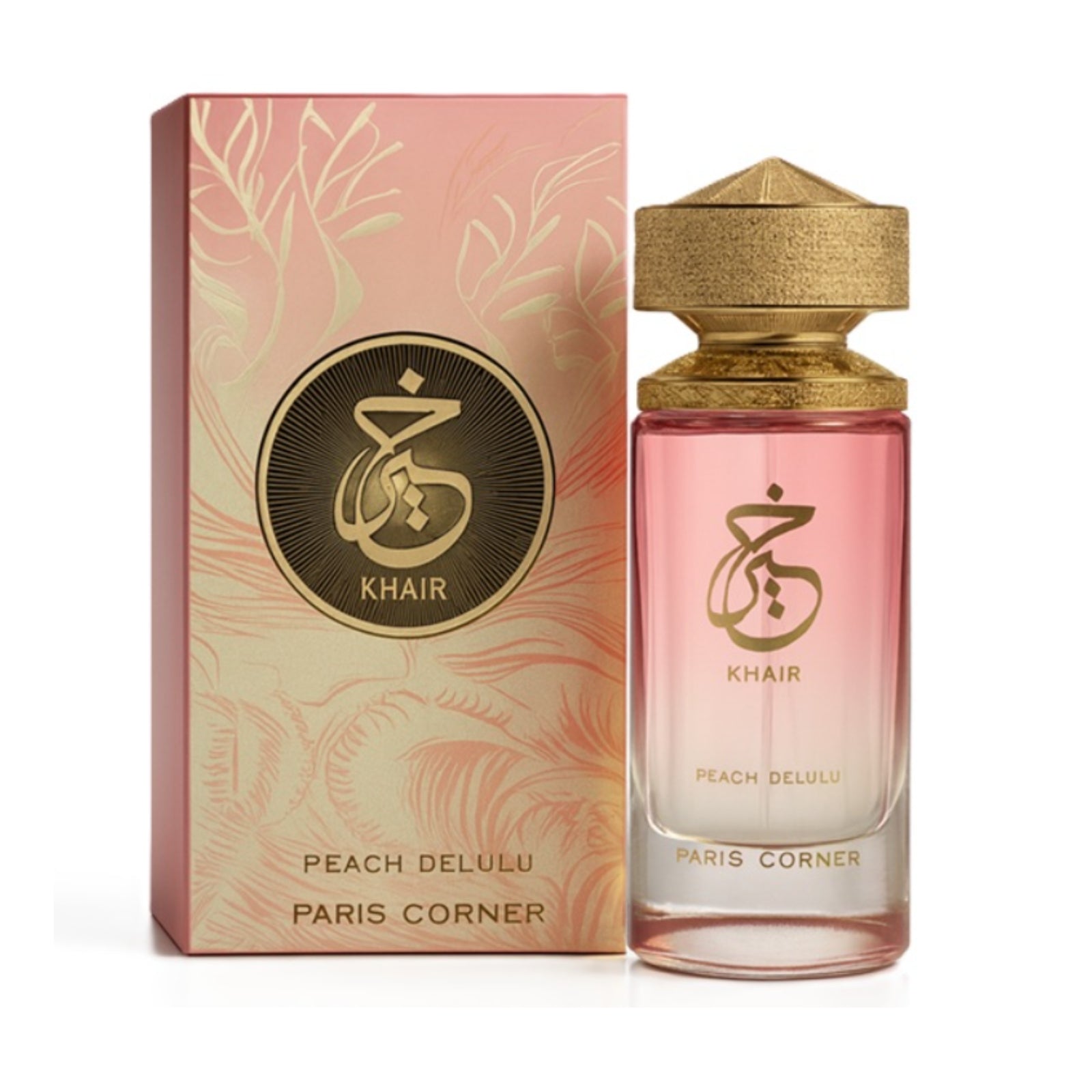 Paris Corner Khair Peach Delulu EDP Eau de Parfum Arabic 100ml