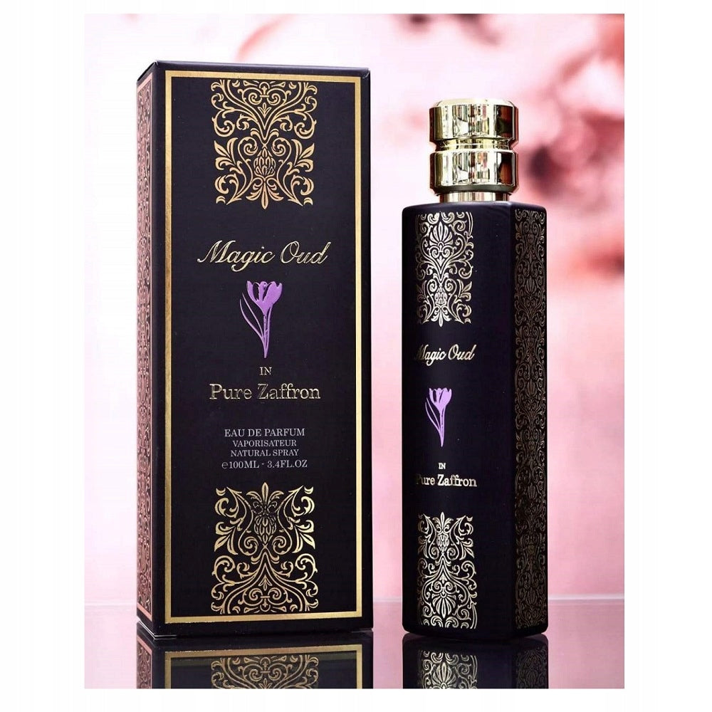 Paris Corner Magic Oud In Pure Zaffron Perfumed Water EDP 100ml