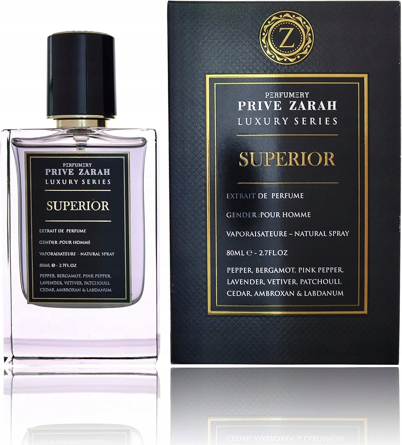 Paris Corner Prive Zarah Superior 70ml Perfume Extract Unisex Perfume