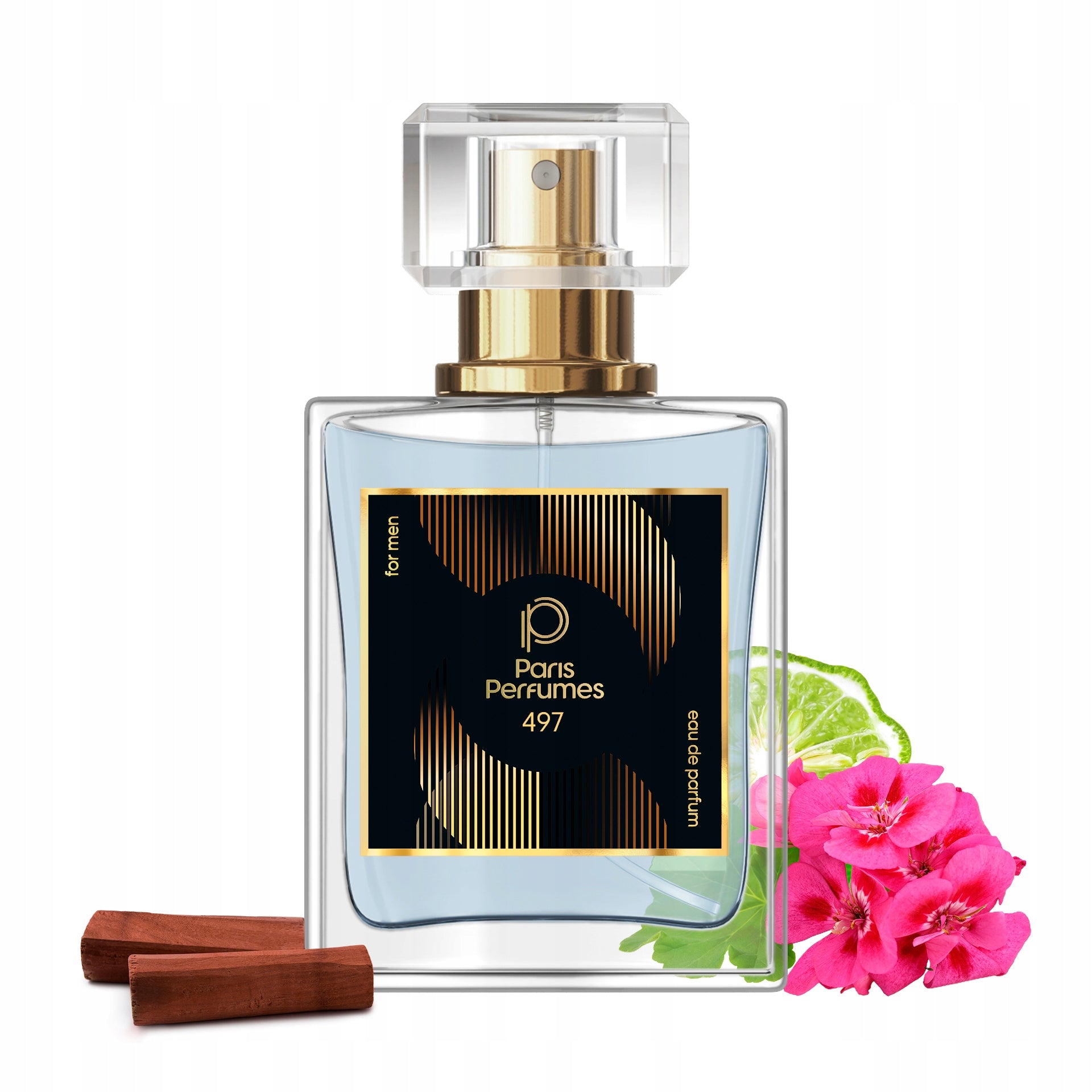 Paris Perfumes N° 497 25% - 30ml | Male | Amber, Woody, Spicy