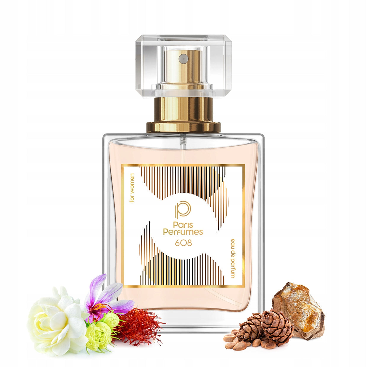 Paris Perfumes N° 608 25% - 30ml | Unisex | Citrus, Woody, Musky