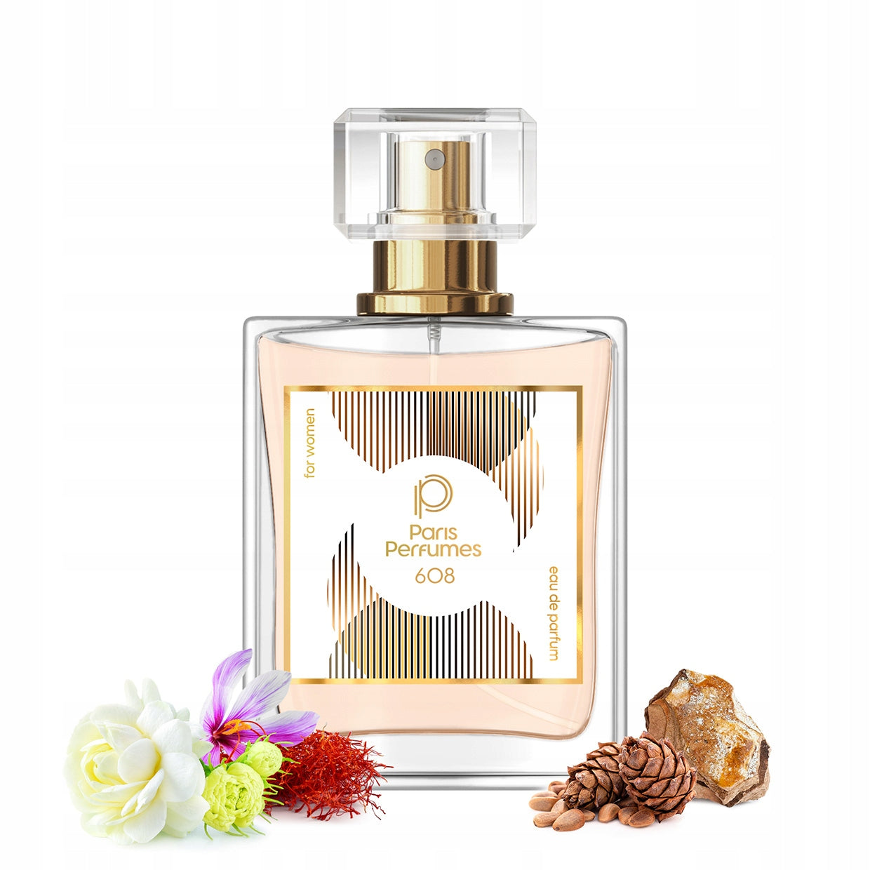 Paris Perfumes N° 608 25% - 50ml | Unisex | Citrus, woody, musky