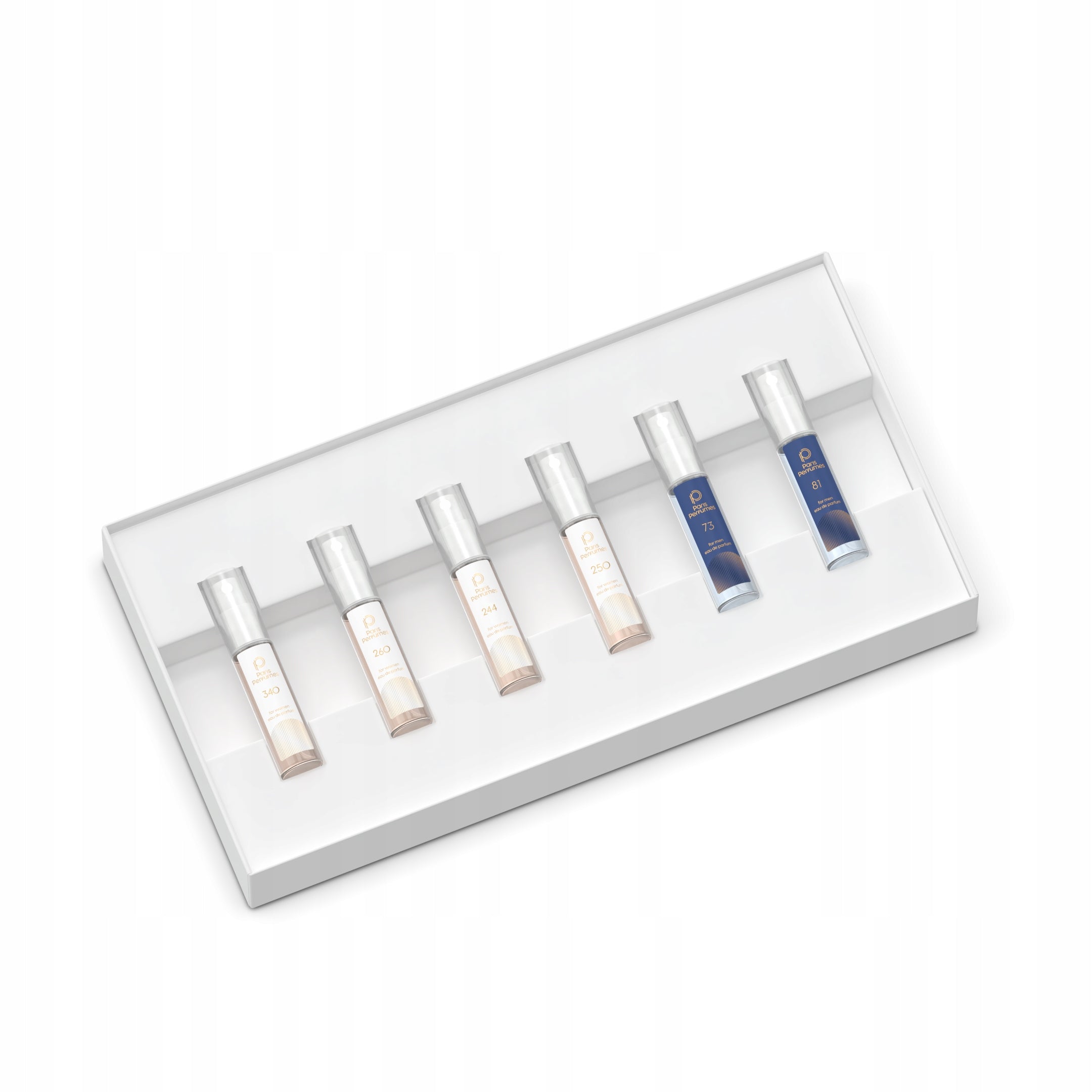 Paris Perfumes N°1 Iconic - Perfume set 6x 1.8ml (4x women's, 2x men's) Manufacturer code SET1