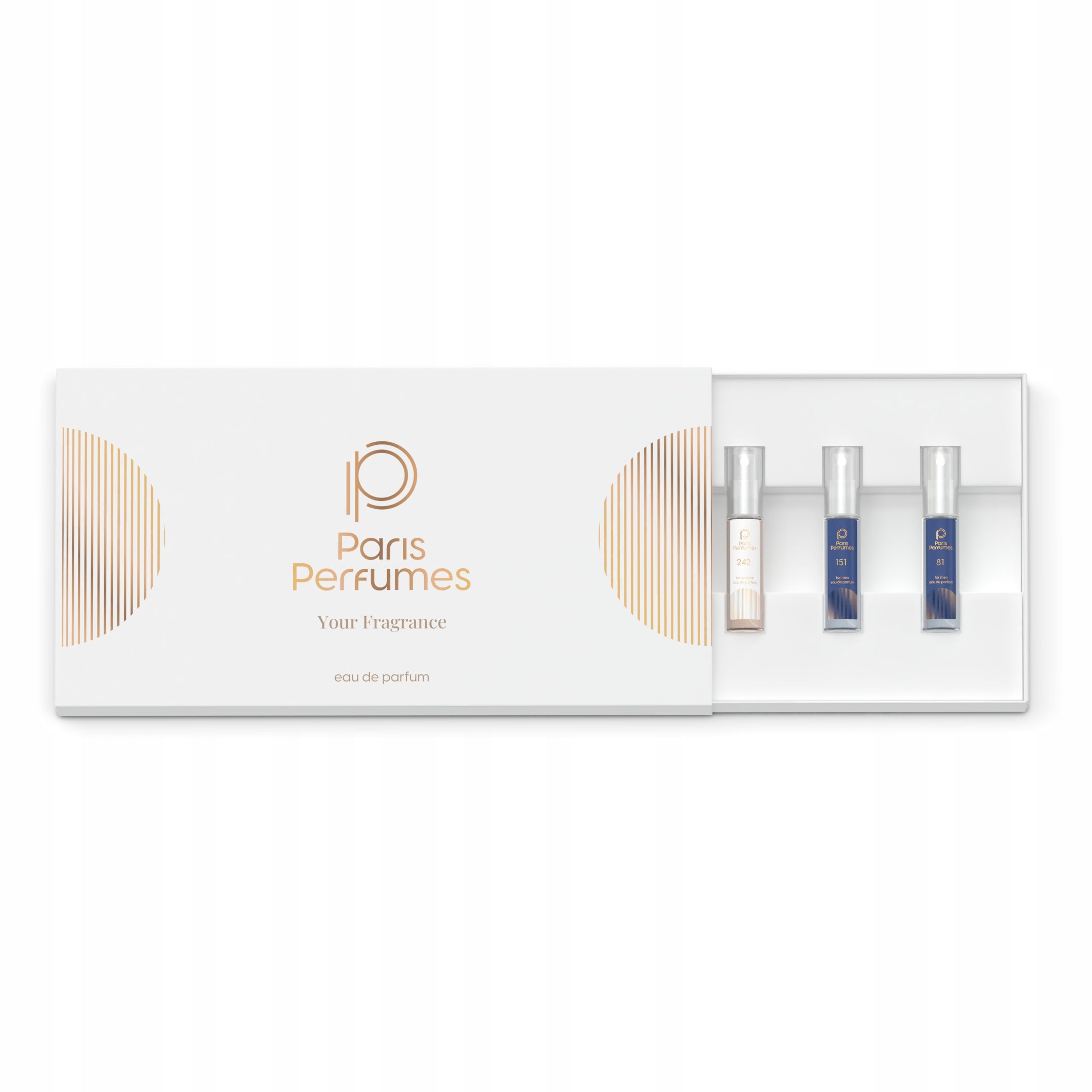 Paris Perfumes N°1 Iconic - Perfume set 6x 1.8ml (4x women's, 2x men's) Packaging status original